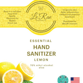Essential Hand Sanitizer Lemon